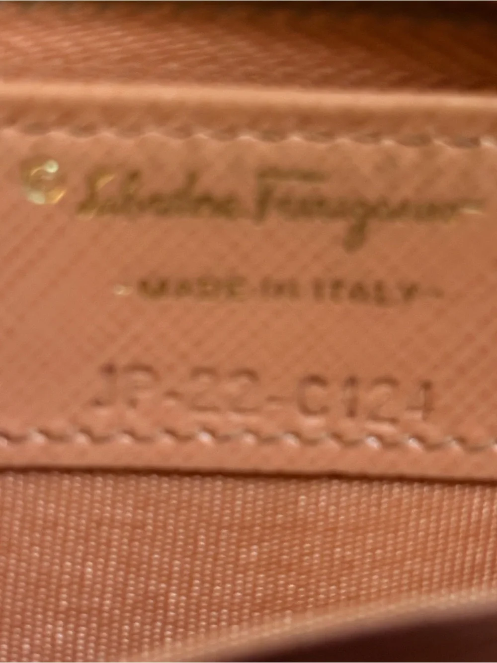 Salvatore Ferragamo Vara Bow Zip Around Continental Long Wallet Pink Saffiano